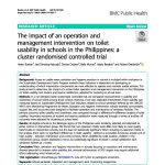 The impact of an operation and management intervention on toilet usability in schools in the Philippines: a cluster randomised controlled trial